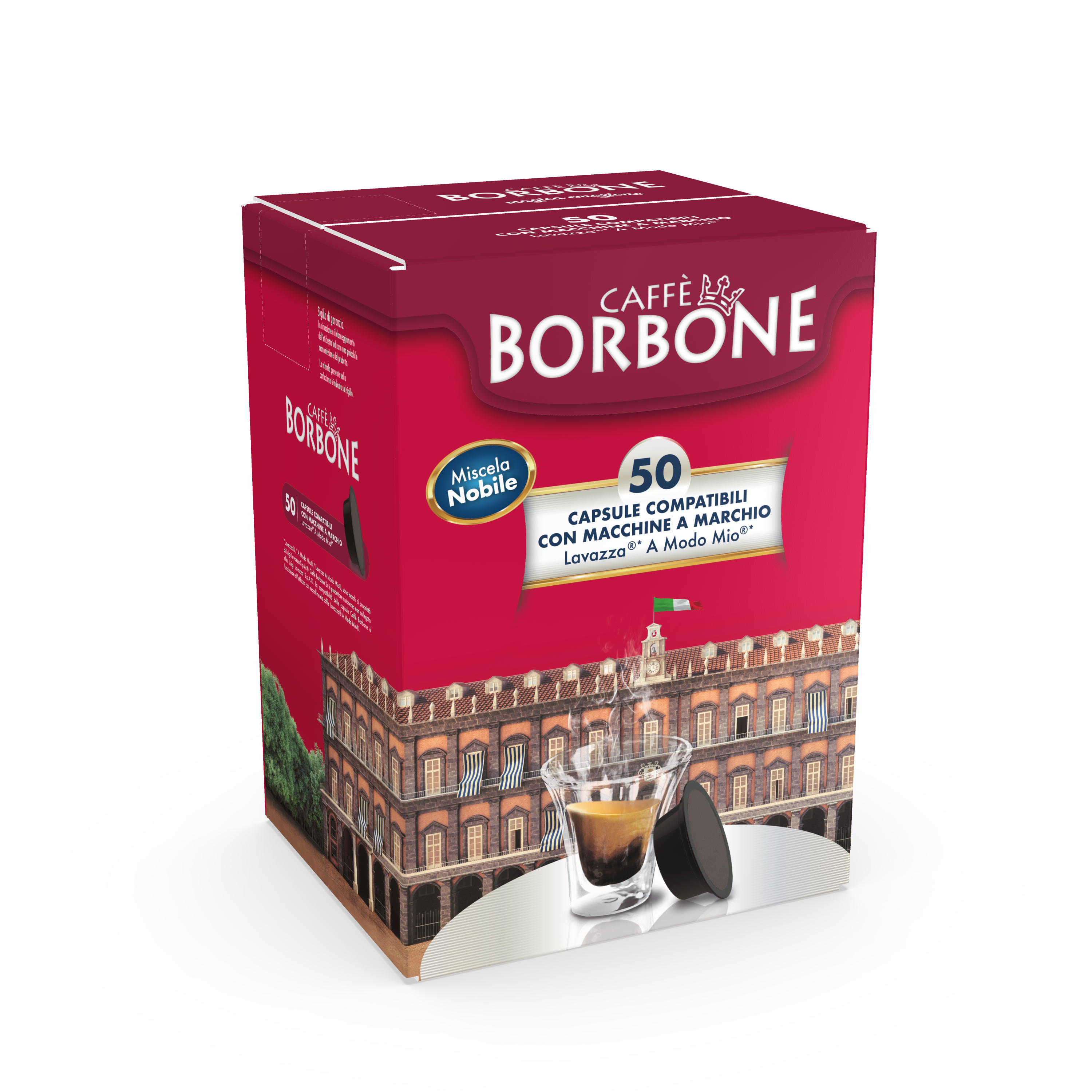 Don Carlo Miscela Nobile Blu 50 Capsule CAFFÈ BORBONE / Kaffeekapseln