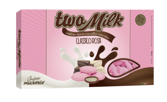 Two Milk Classico Rosa 1kg CONFETTI MAXTRIS  Gentile Gusto - Italienische  Spezialitäten