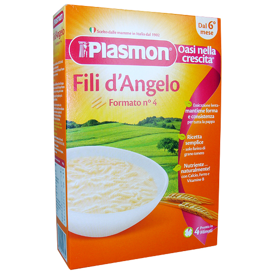 Plasmon Pastina Fili d'Angelo 340 g, Babynahrung, Nahrungsmittel